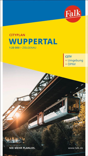 Falk cityplan wuppertal - cityplan,