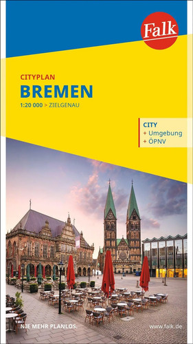 Falk cityplan bremen - bremen, 1:20.000