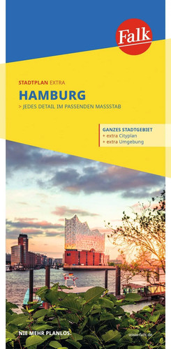 Falk stadtplan extra hamburg - stadtplan,