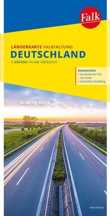 Falk länderkarte deutschland - länderkarte,