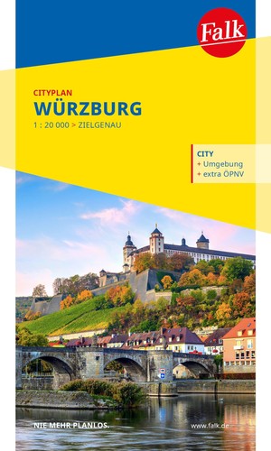Falk cityplan würzburg - falk,