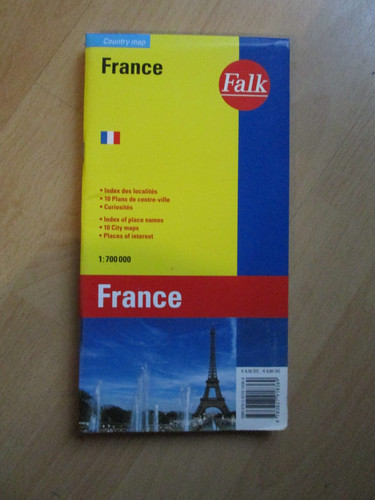 Falk länderkarte frankreich - falk,