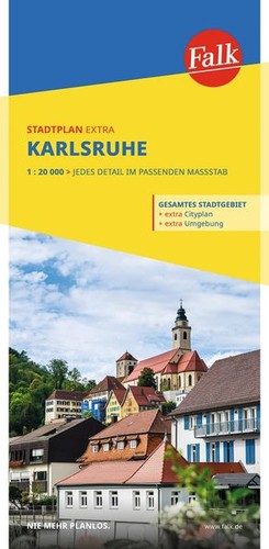 Falk stadtplan extra karlsruhe - extra,