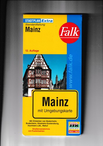 Falk stadtplan mainz - stadtplan,