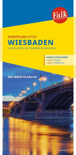 Falk stadtplan extra - extra, wiesbaden