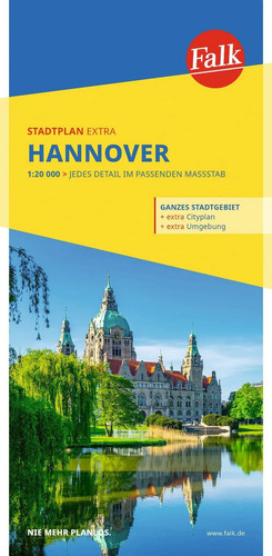 Falk stadtplan extra - extra, hannover