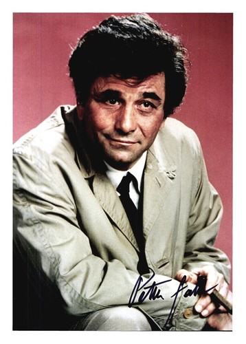 Peter falk autogrammkarte - peter,