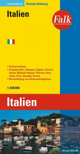 Falk länderkarte italien - falk,