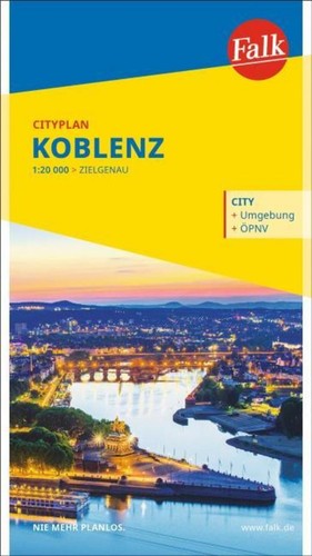 Falk cityplan koblenz 000 - koblenz, 1:20.000