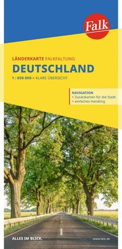 Falk länderkarte falkfaltung - länderkarte,