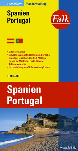 Falk länderkarte spanien - falk,