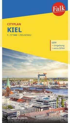 Falk cityplan kiel - cityplan, 1:17.500