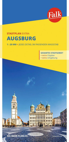 Falk stadtplan extra augsburg - falk,